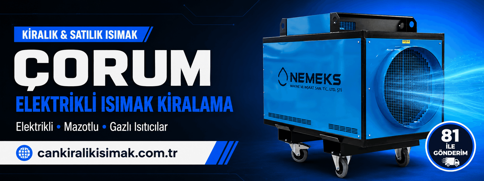 çorum ısımak kiralama