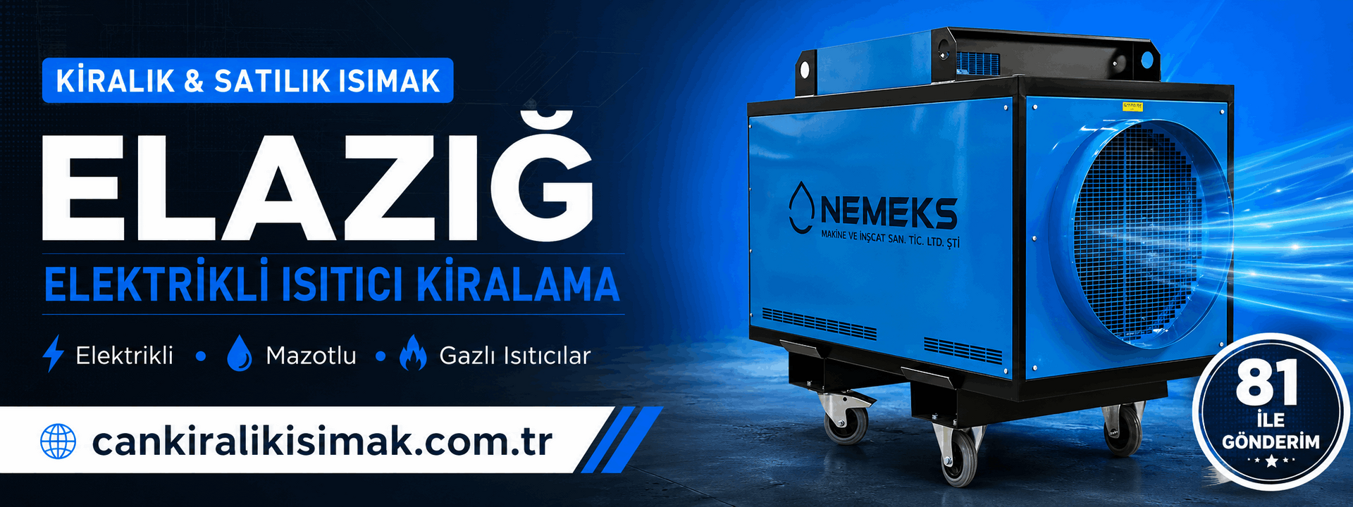 elazığ ısımak kiralama