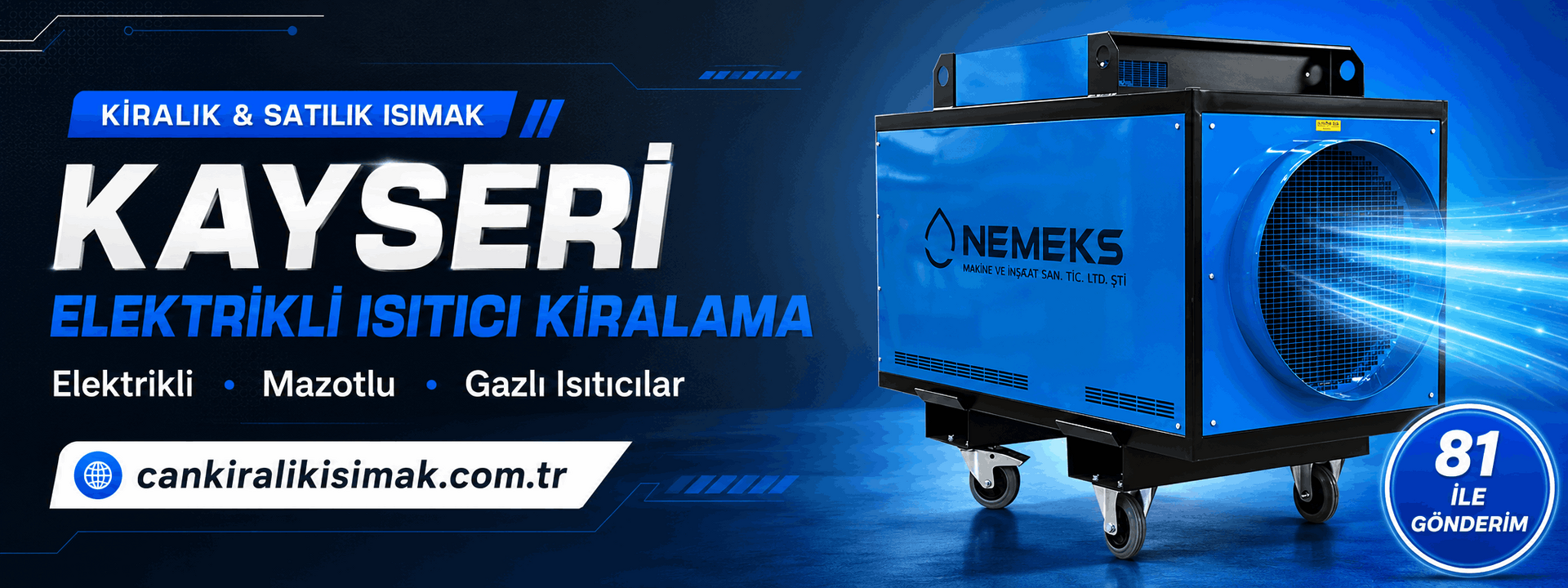 kayseri ısımak kiralama