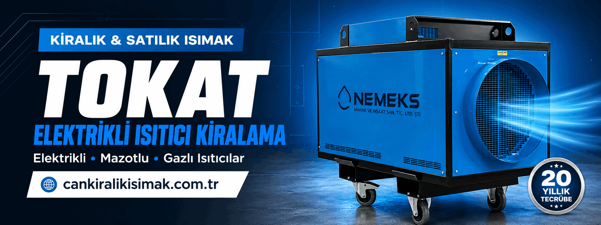 tokat ısımak kiralama